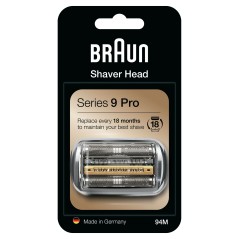 Braun Series 9 Pro 94M Barberhoved Guld Sølv